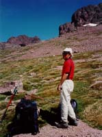 Bocca di Foggiale avec vue sur le Taffunatu &agrave; gauche et la Paglia Orba &agrave; droite