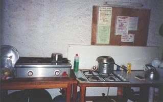 cuisine du refuge de Paliri